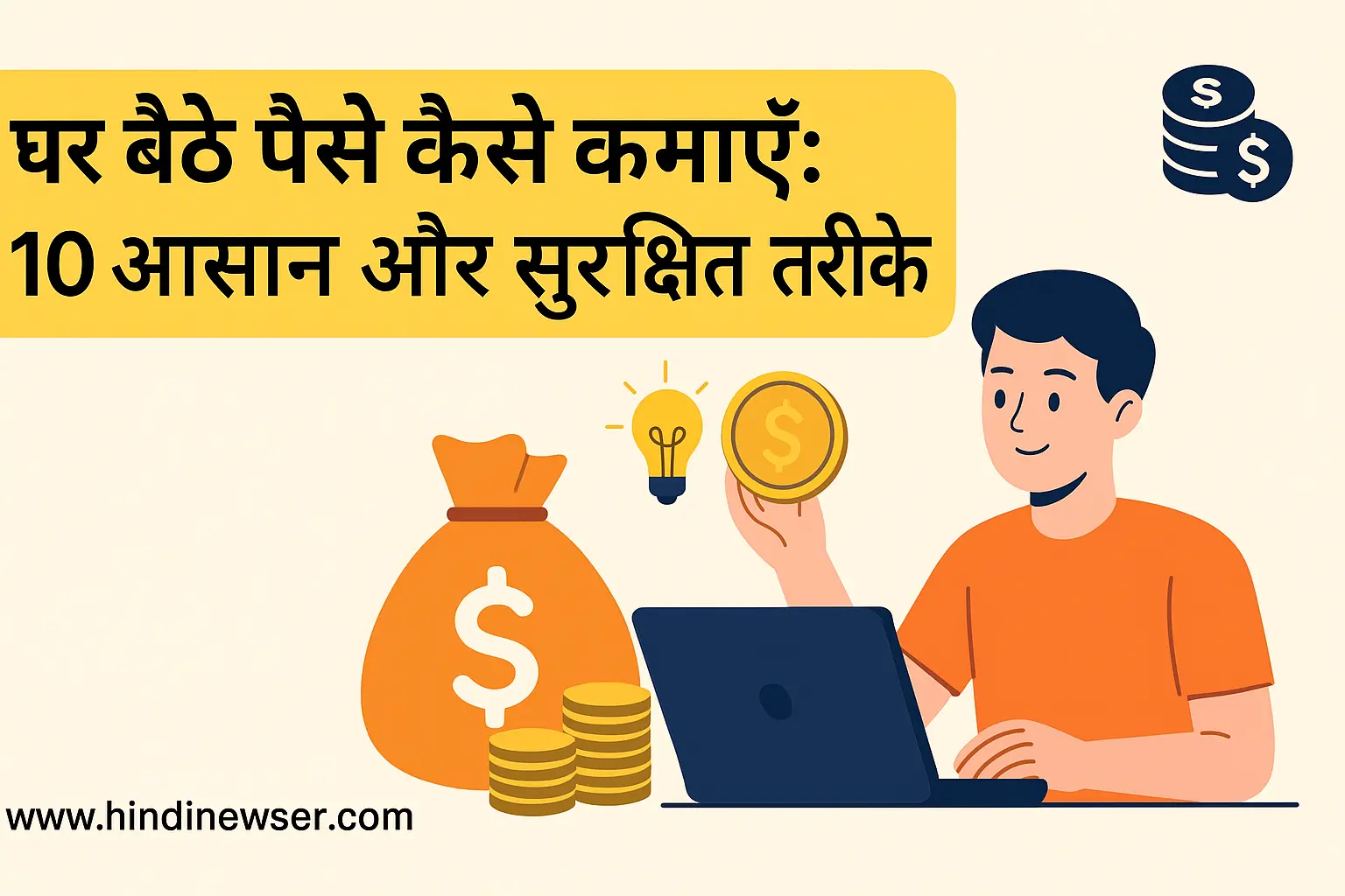 घर बैठे पैसे कमाने के तरीके